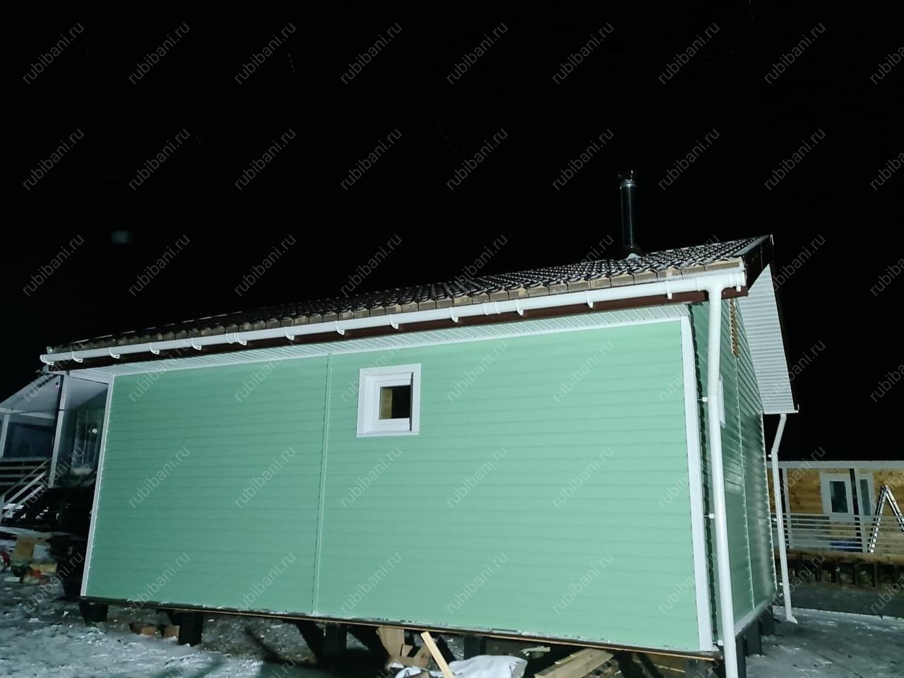 Баня из бруса 6х8 Проект Б-81 — фото 13 Баня из бруса 6х8 Проект Б-81 — фото 13