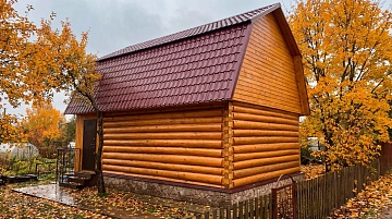 Дом-баня 6×6 м, 36 м²