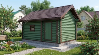 Баня 3×4 м, 12 м²