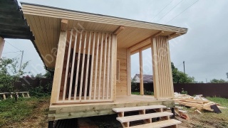 Баня из бруса 5×8 (Б-144), 40 м²