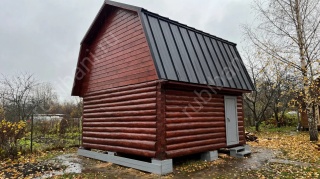 Баня 5 на 5 двухэтажная 25 м²