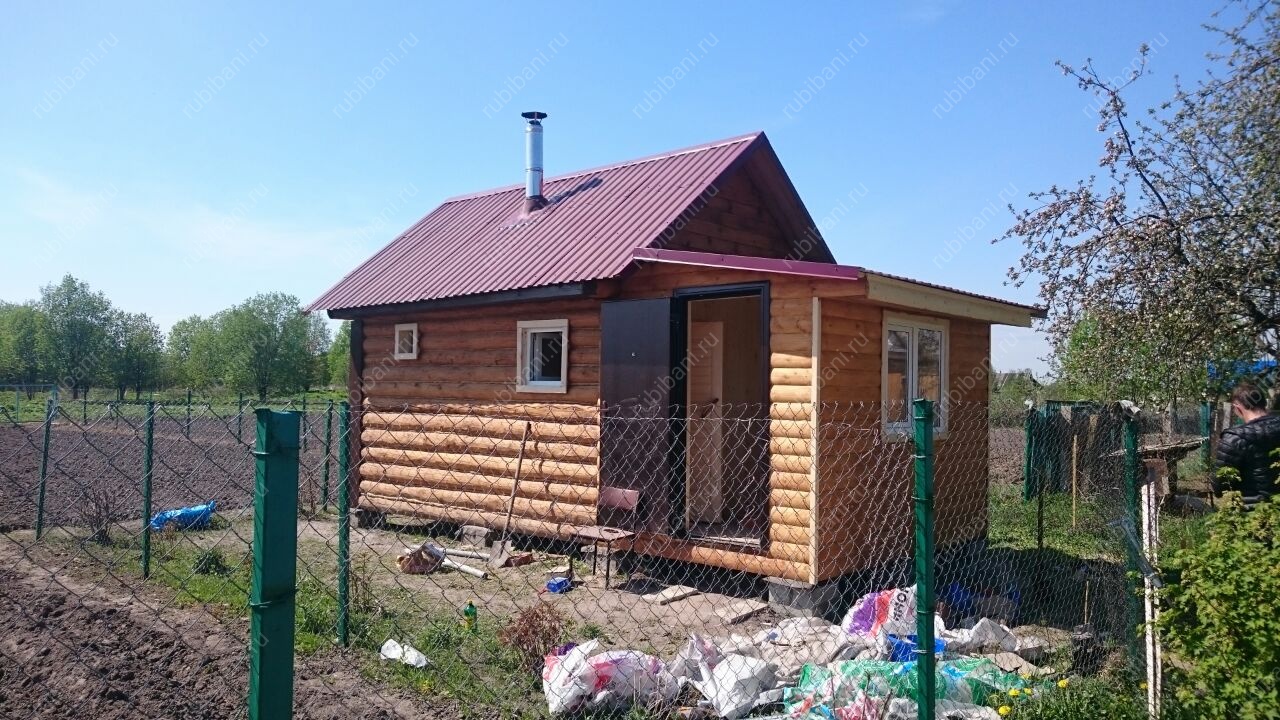 Баня 5 на 4, сруб в лапу — фото 2 Баня 5 на 4, сруб в лапу — фото 2