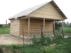 Баня 5×4 с террасой, 20 м²