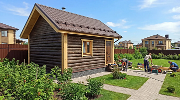 Баня 3×6 м, 18 м²