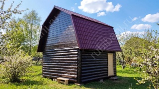 Баня 5 на 5 двухэтажная 25 м²