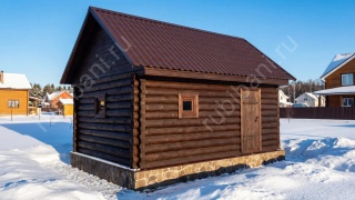 Баня 3×4 м, 12 м²