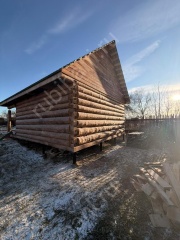 Баня 6×6 с террасой, 48 м²