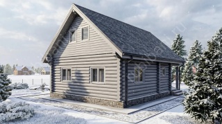 Дом-баня 6×6, 36 м²