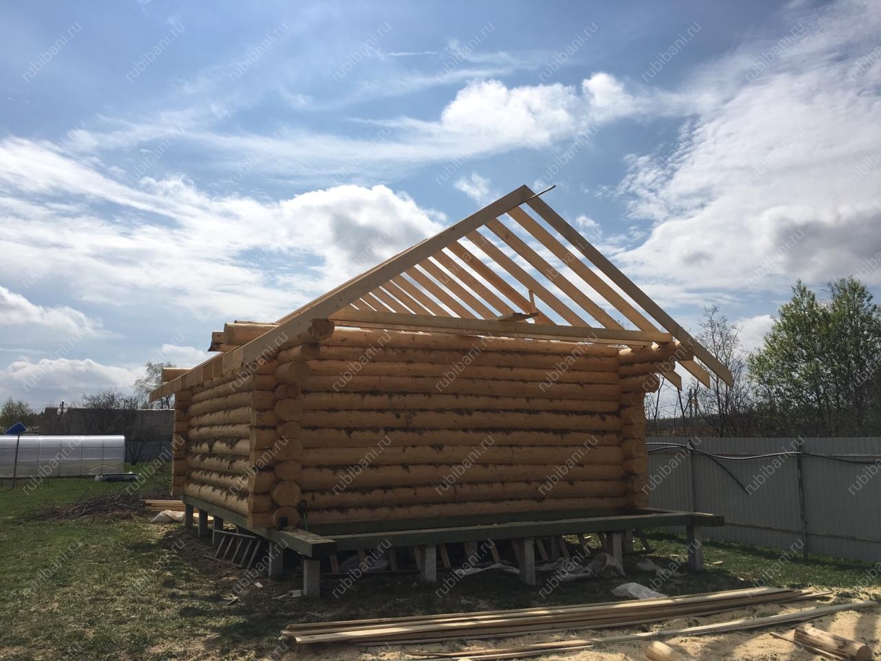 Баня 6 на 5, сруб в чашу — фото 6 Баня 6 на 5, сруб в чашу — фото 6