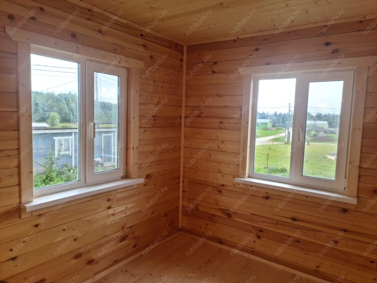 Баня из бруса 6 на 6 с верандой купить недорого — фото 21 Баня из бруса 6 на 6 с верандой купить недорого — фото 21