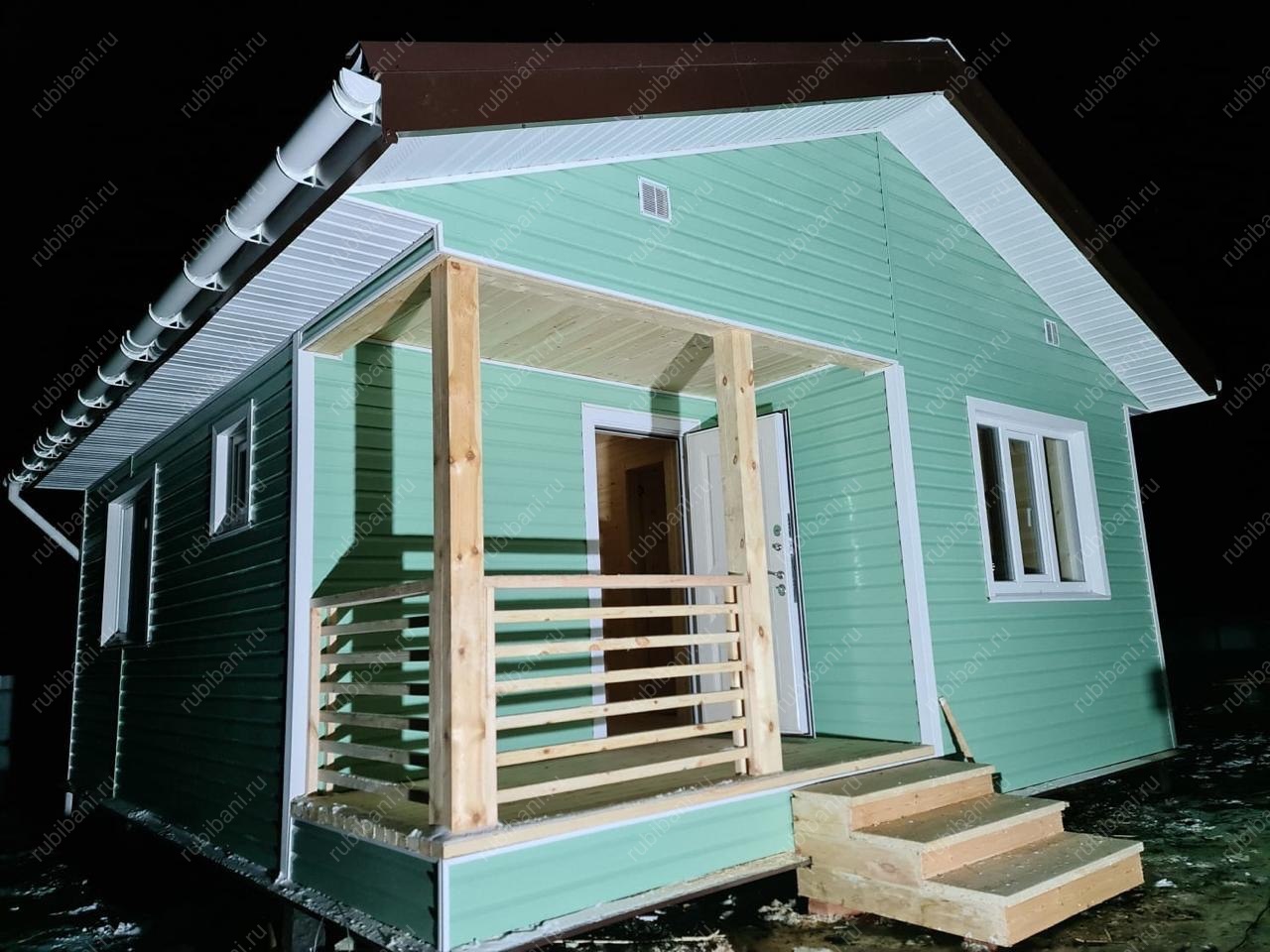 Баня из бруса 6х8 Проект Б-81 — фото 6 Баня из бруса 6х8 Проект Б-81 — фото 6