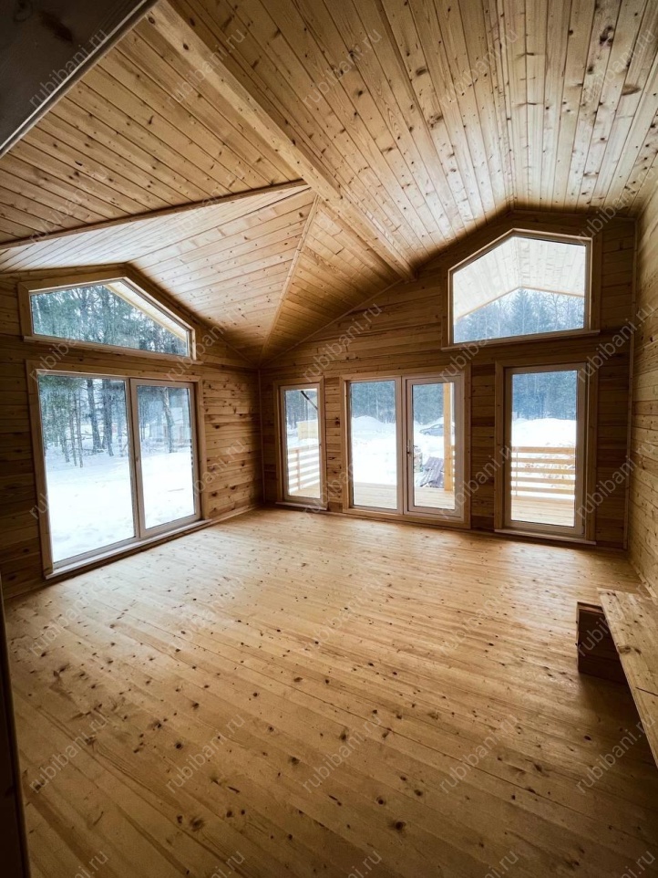 Баня из бруса 7 на 8.5 с террасой — фото 6 Баня из бруса 7 на 8.5 с террасой — фото 6