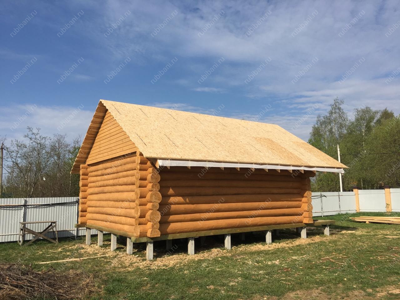 Баня 6 на 5, сруб в чашу — фото 2 Баня 6 на 5, сруб в чашу — фото 2