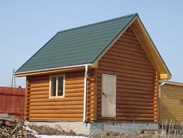 Дом 5×5 м в чашу, 25 м² Дом 5×5 м в чашу, 25 м²