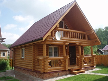 Дом 4×6 м в чашу, 24 м² Дом 4×6 м в чашу, 24 м²