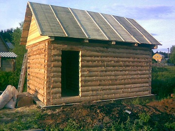Дом 4×4 м в лапу, 16 м² Дом 4×4 м в лапу, 16 м²