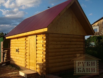 Баня 3×5 м, 15 м² Баня 3×5 м, 15 м²