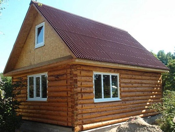 Дом 6×5 м в лапу, 30 м² Дом 6×5 м в лапу, 30 м²