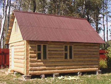 Дом 3×6 м в лапу, 18 м² Дом 3×6 м в лапу, 18 м²