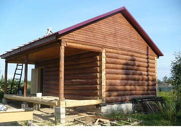 Баня 6×3 с террасой, 30 м² Баня 6×3 с террасой, 30 м²